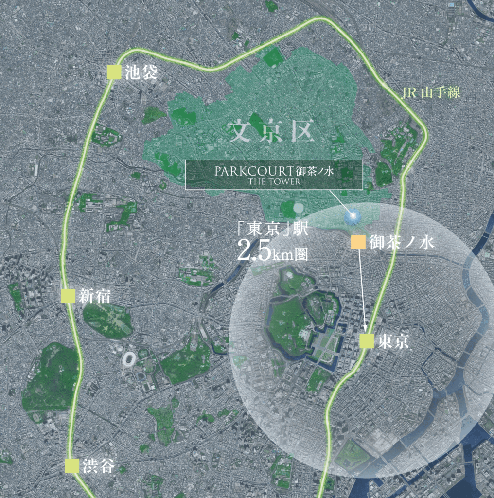 御茶ノ水エリアの街並みと利便性