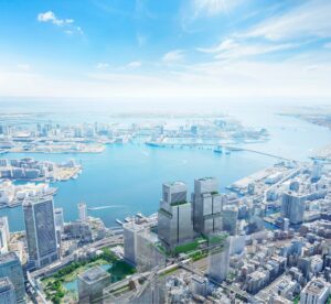 BLUE FRONT SHIBAURA 外観完成予想パース